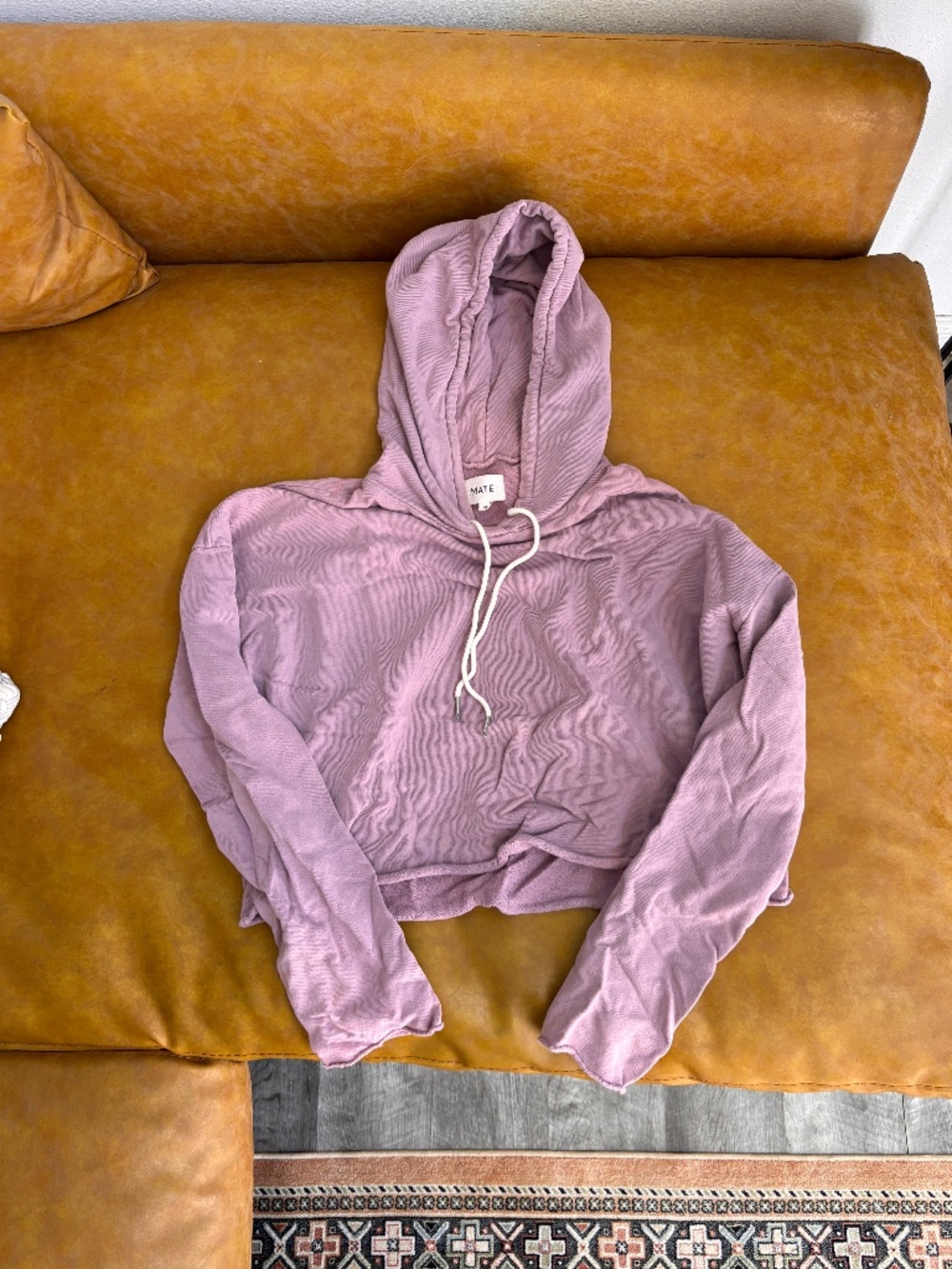 Mate the label lavender cropped hopdies